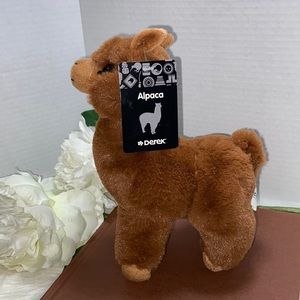 Derek Alpaca Brown Soft plush Toy